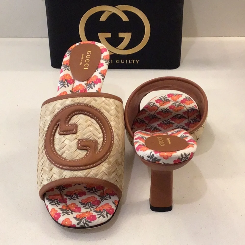 Gucci Mabel Interlocking GG Slide Sandal size 40.5 - Picture 3 of 11